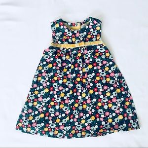 Baby Boden Corduroy Floral Dress, size 18-24 mos